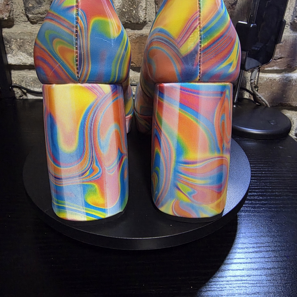 Katy Perry Collections Multicolor Platform Heels - Picture 5 of 5